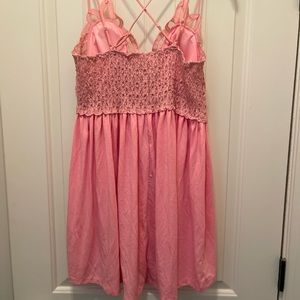 Zenana light pink lace bralette Tank